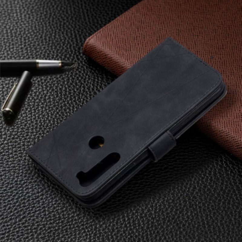 Flip Cover Xiaomi Redmi Note 8T Binfen Farvetrekanter