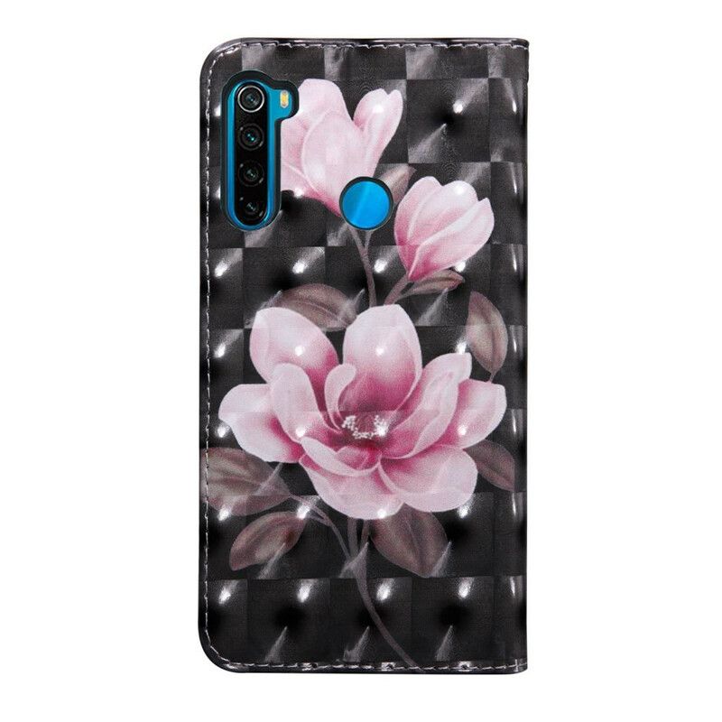 Flip Cover Xiaomi Redmi Note 8T Blomsterblomster