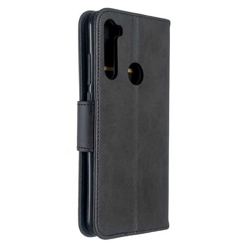 Flip Cover Xiaomi Redmi Note 8T Læder Cover Glat Skrå Klap