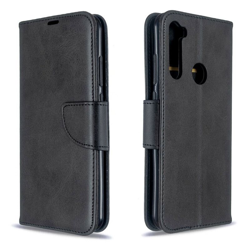 Flip Cover Xiaomi Redmi Note 8T Læder Cover Glat Skrå Klap