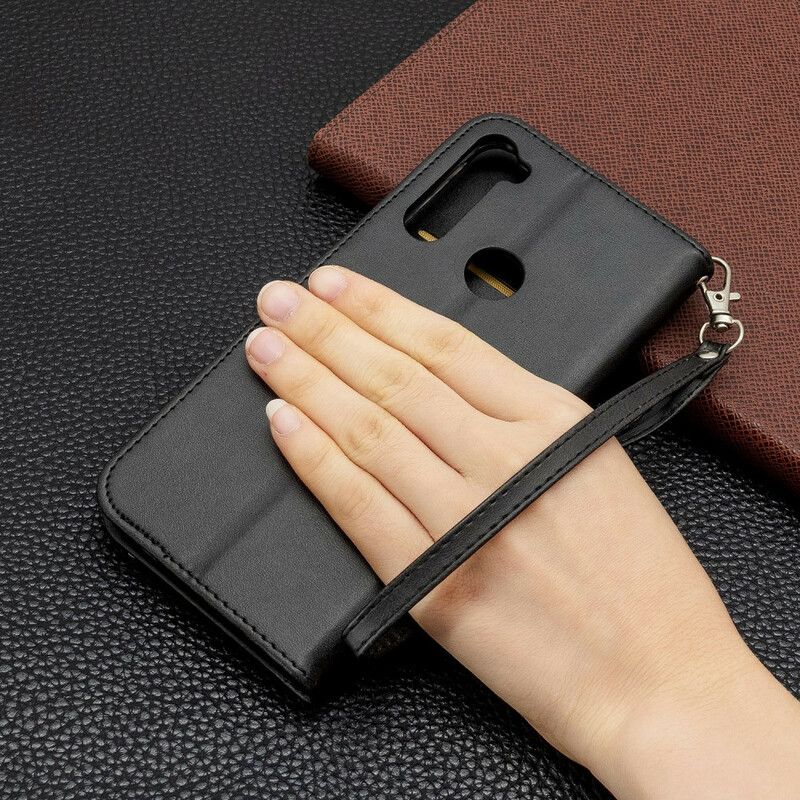 Flip Cover Xiaomi Redmi Note 8T Læder Cover Glat Skrå Klap