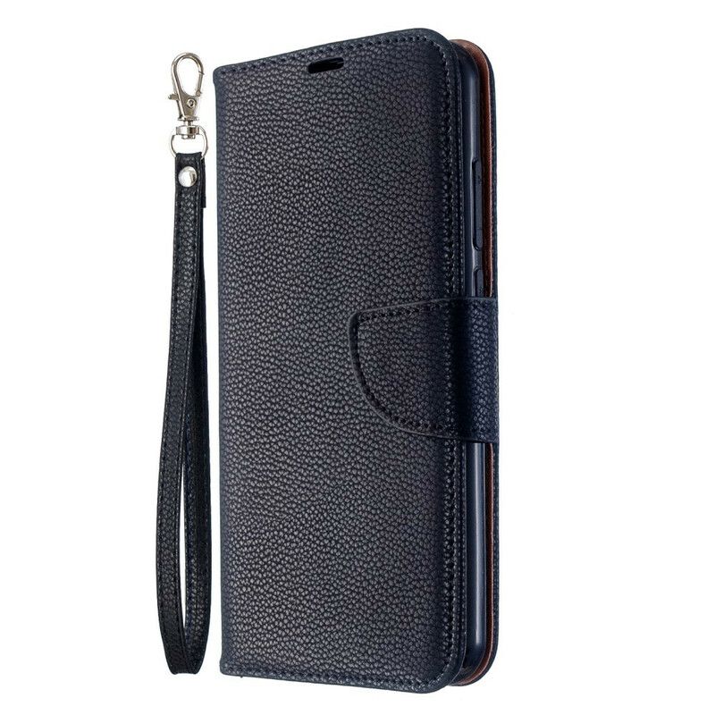 Flip Cover Xiaomi Redmi Note 8T Læder Cover Litchi Flap Skrå