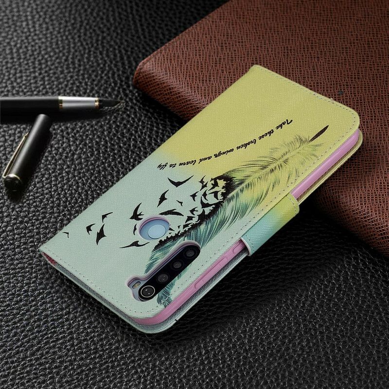 Flip Cover Xiaomi Redmi Note 8T Lær At Flyve