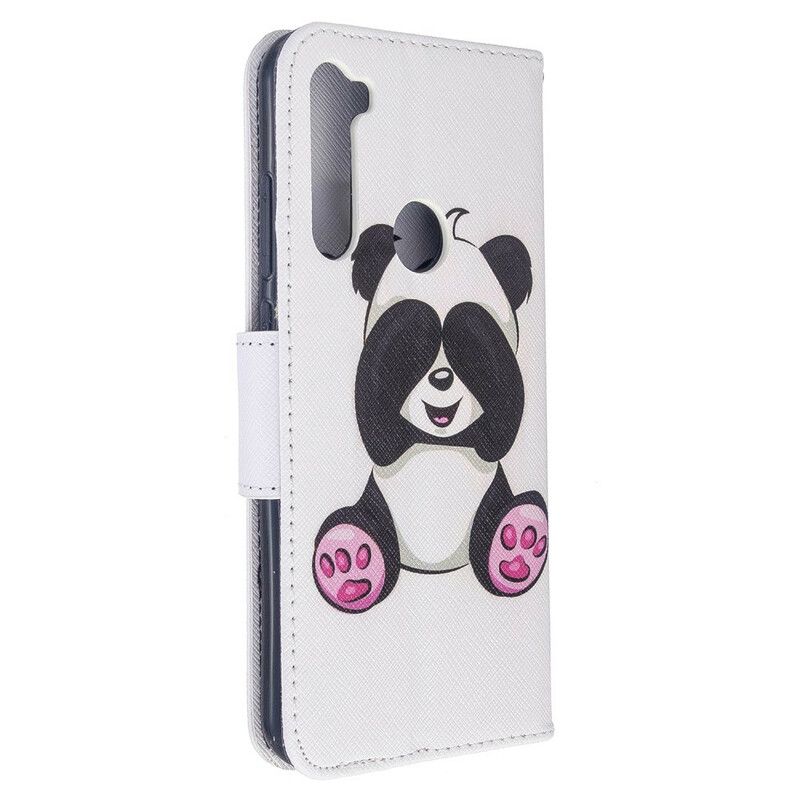 Flip Cover Xiaomi Redmi Note 8T Panda Sjov