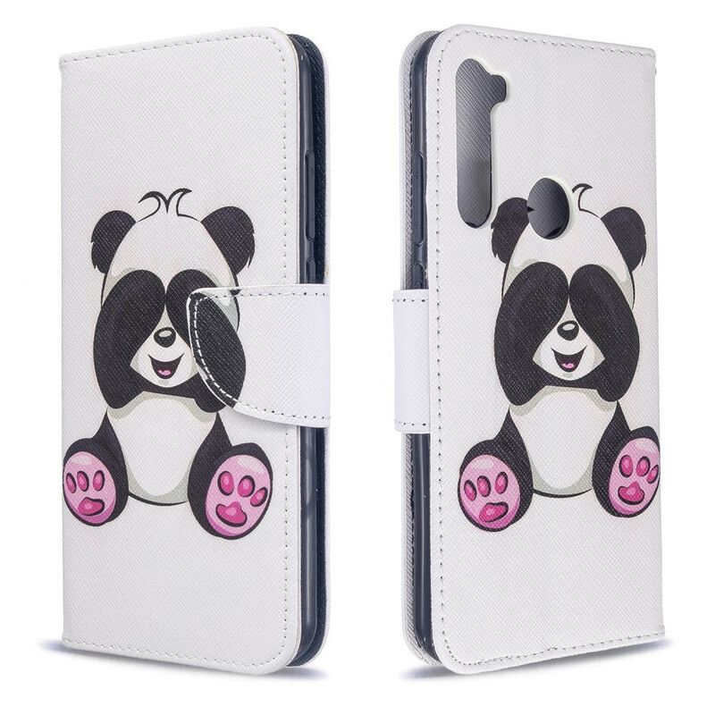 Flip Cover Xiaomi Redmi Note 8T Panda Sjov