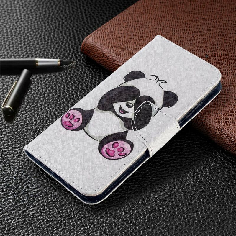 Flip Cover Xiaomi Redmi Note 8T Panda Sjov