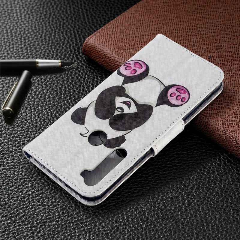 Flip Cover Xiaomi Redmi Note 8T Panda Sjov