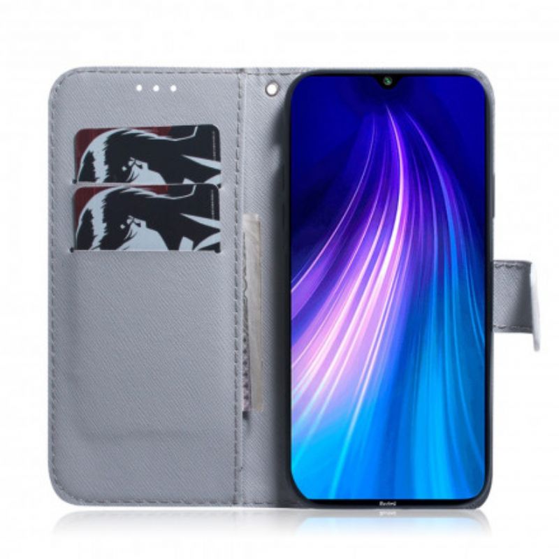 Flip Cover Xiaomi Redmi Note 8T Tigeransigt