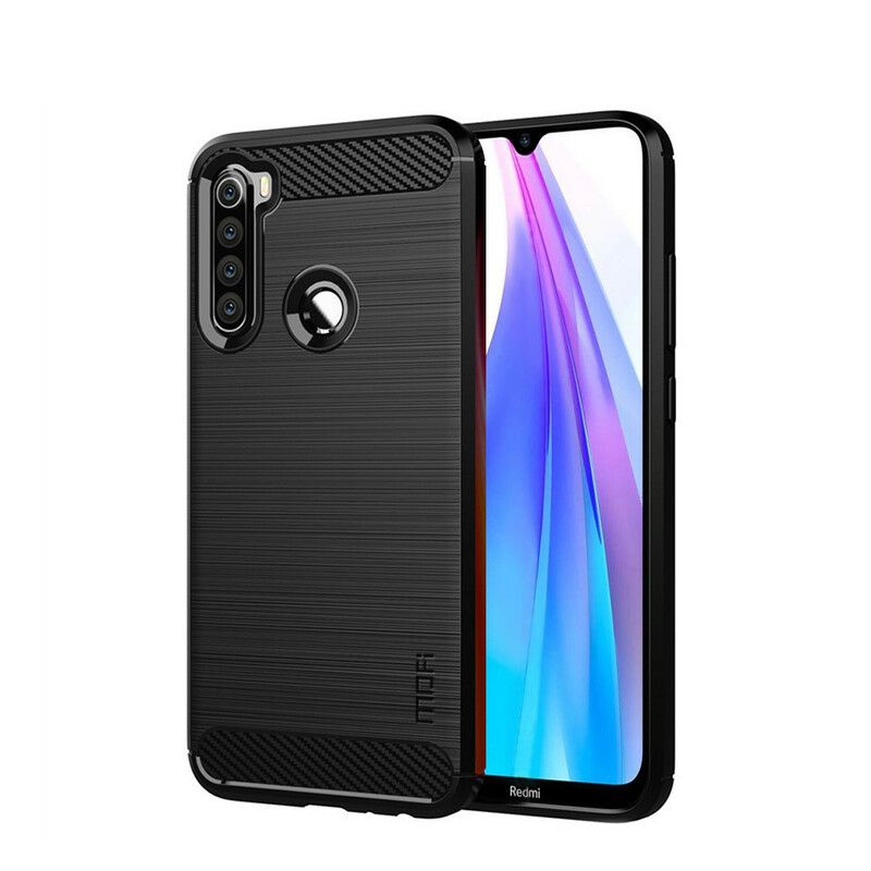 Mobilcover Xiaomi Redmi Note 8T Mofi Børstet Kulfiber