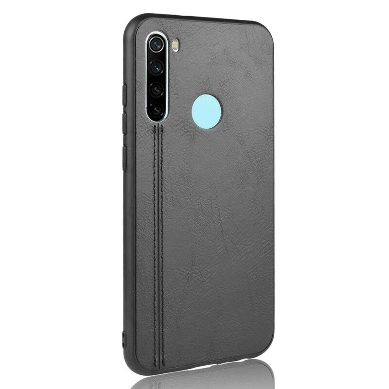 Mobilcover Xiaomi Redmi Note 8T Søm Lædereffekt