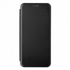 Cover Vivo Y33s / Y21 / Y21s Flip Cover Farvet Carbon Silikone