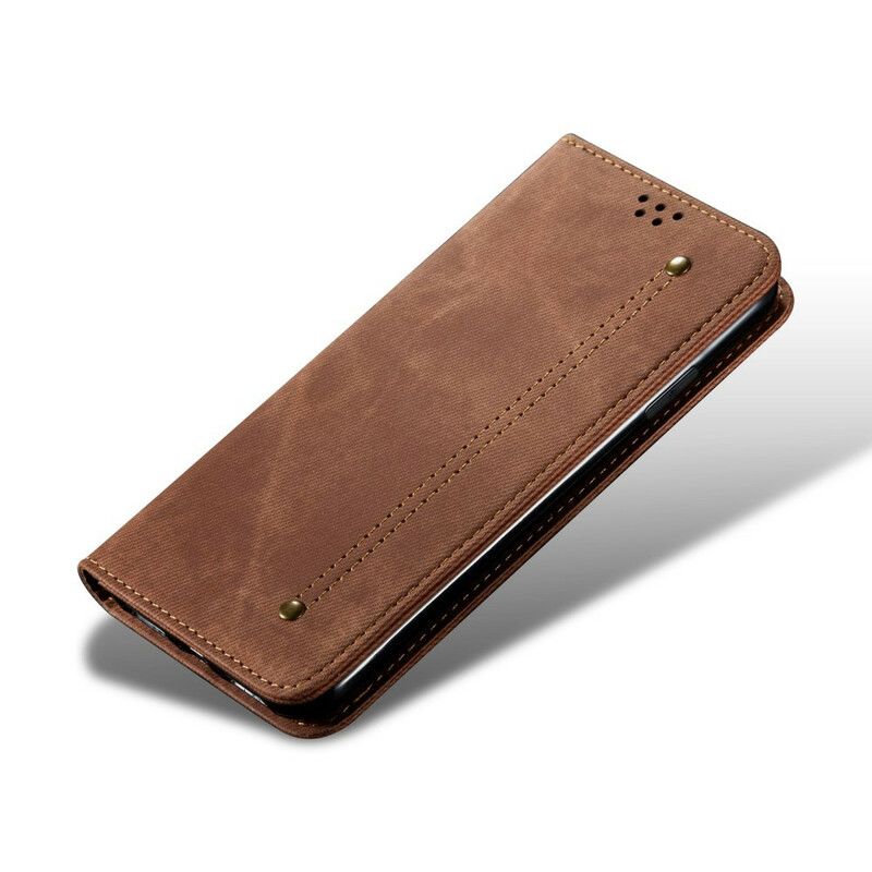 Cover Poco M3 Flip Cover Denimstof