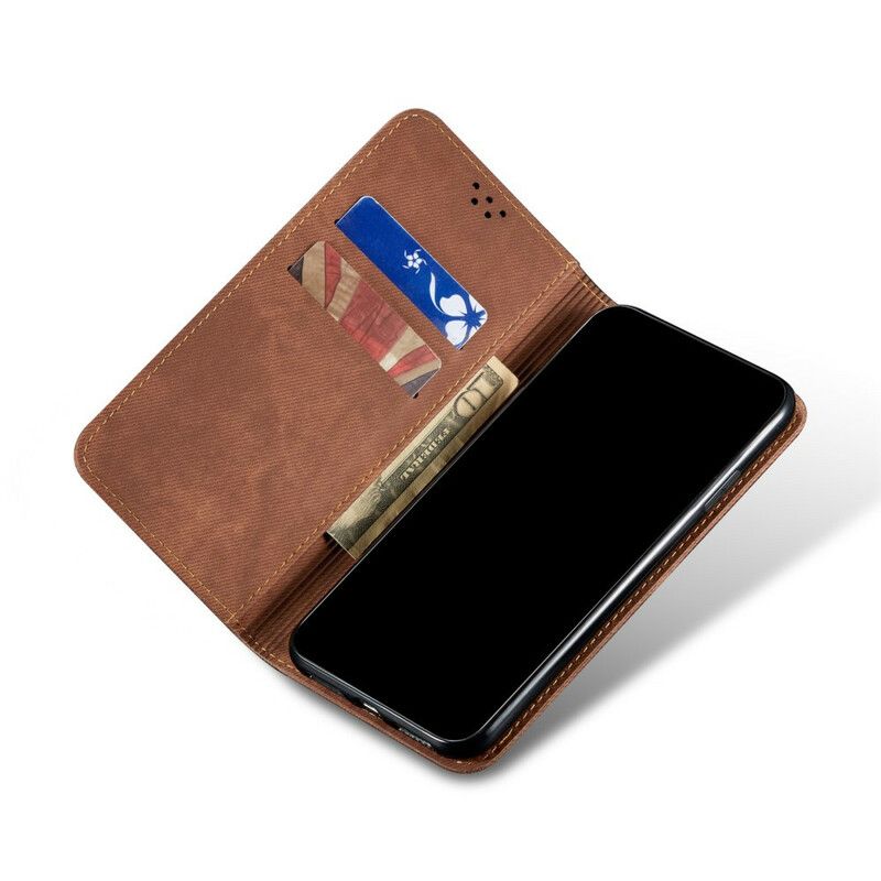 Cover Poco M3 Flip Cover Denimstof