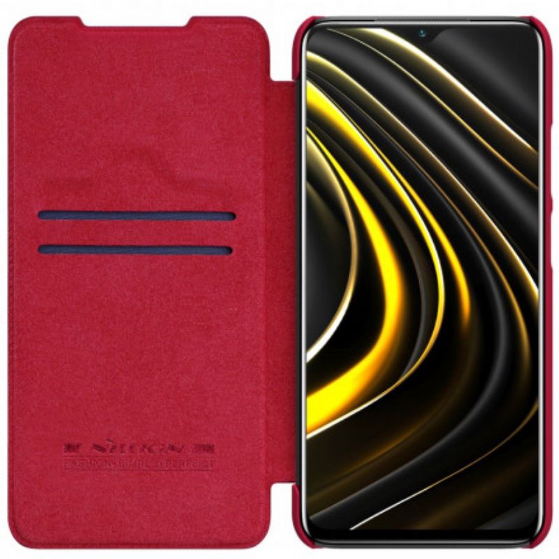 Cover Poco M3 Flip Cover Nillkin Qin-serien