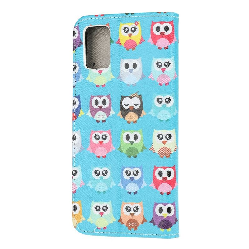 Flip Cover Poco M3 Flere Ugler