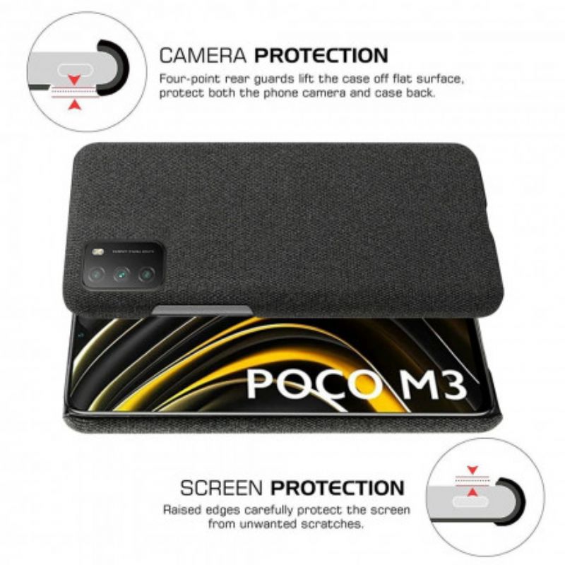 Mobilcover Poco M3 Ksq Chic Stof