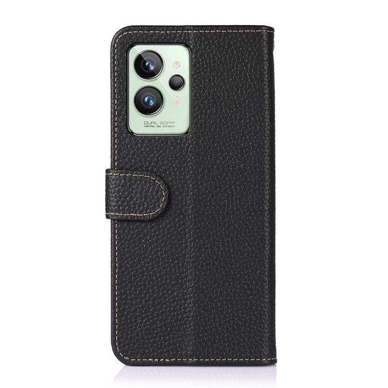 Flip Cover Realme GT2 Pro Litchi Khazneh Læder