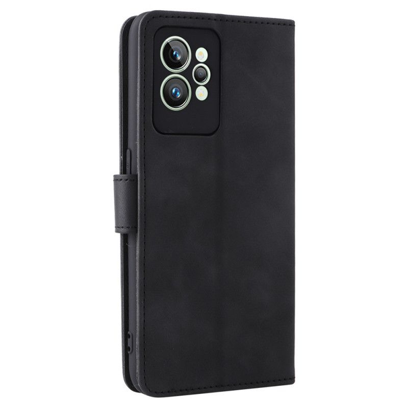 Flip Cover Realme GT2 Pro Med Snor Skin-touch-strop