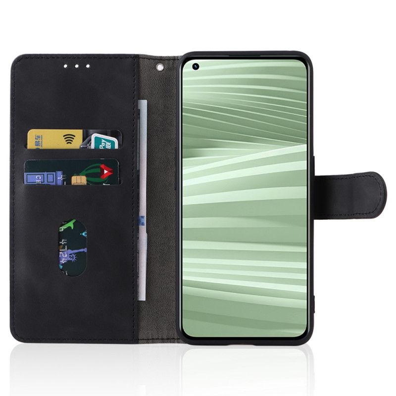 Flip Cover Realme GT2 Pro Med Snor Skin-touch-strop