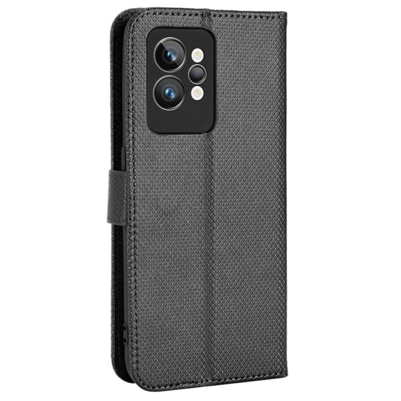 Flip Cover Realme GT2 Pro Med Snor Thong Style