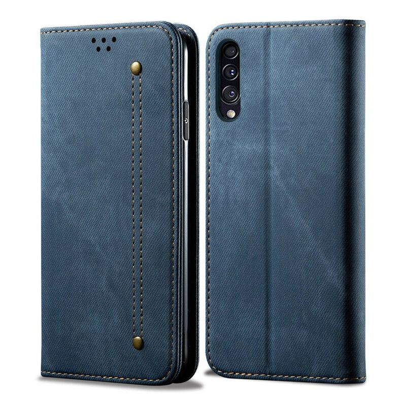 Cover Samsung Galaxy A50 Flip Cover Denimstof