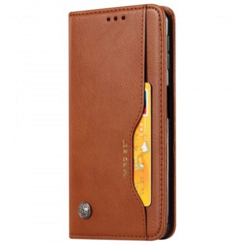 Cover Samsung Galaxy A50 Flip Cover Faux Læder Kortholder