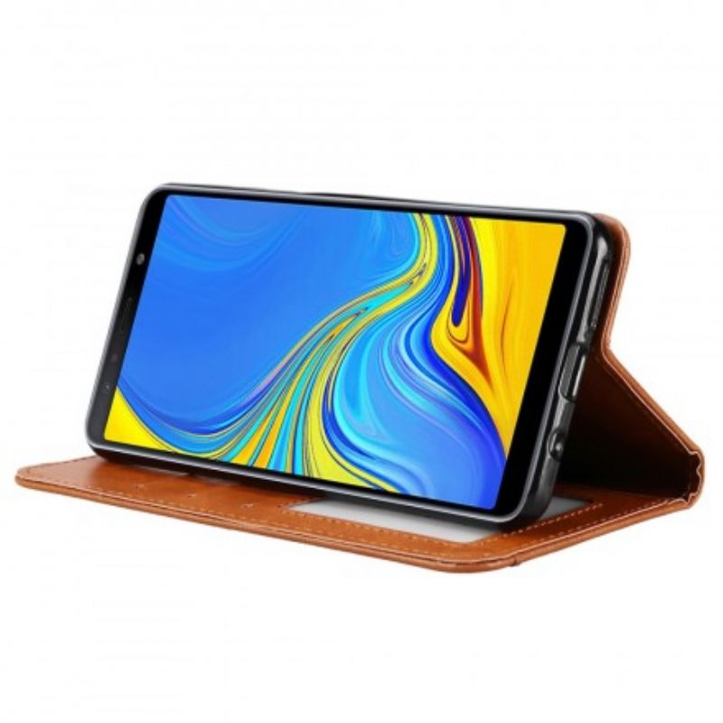 Cover Samsung Galaxy A50 Flip Cover Faux Læder Kortholder