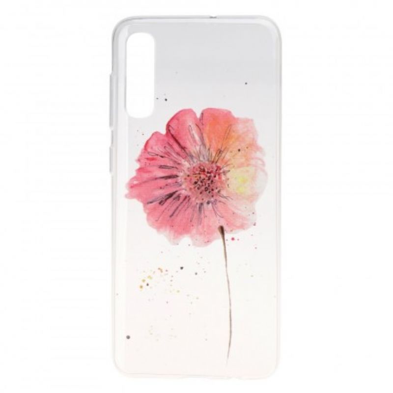 Cover Samsung Galaxy A50 Sømløst Akvarel Blomstermønster