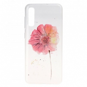 Cover Samsung Galaxy A50 Sømløst Akvarel Blomstermønster