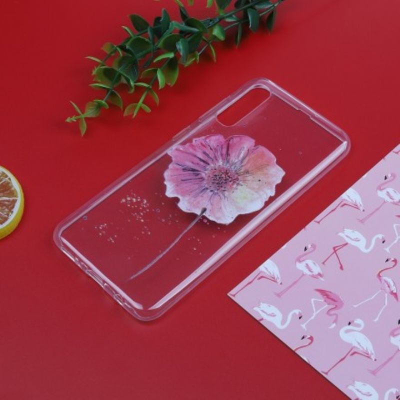 Cover Samsung Galaxy A50 Sømløst Akvarel Blomstermønster