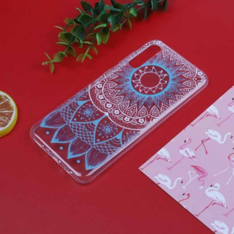 Cover Samsung Galaxy A50 Transparent Farvet Mandala