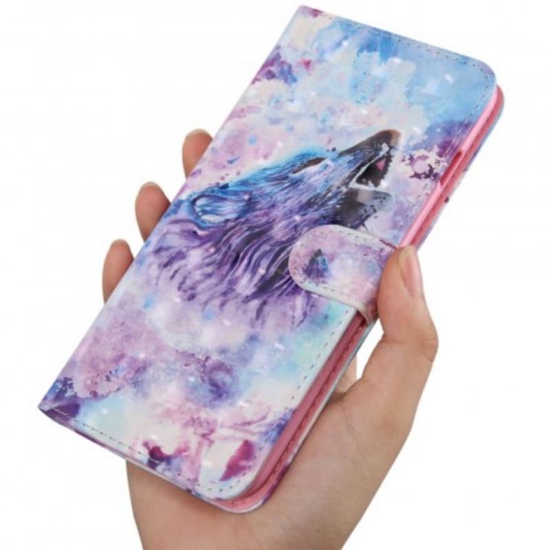 Flip Cover Samsung Galaxy A50 Akvarelulv