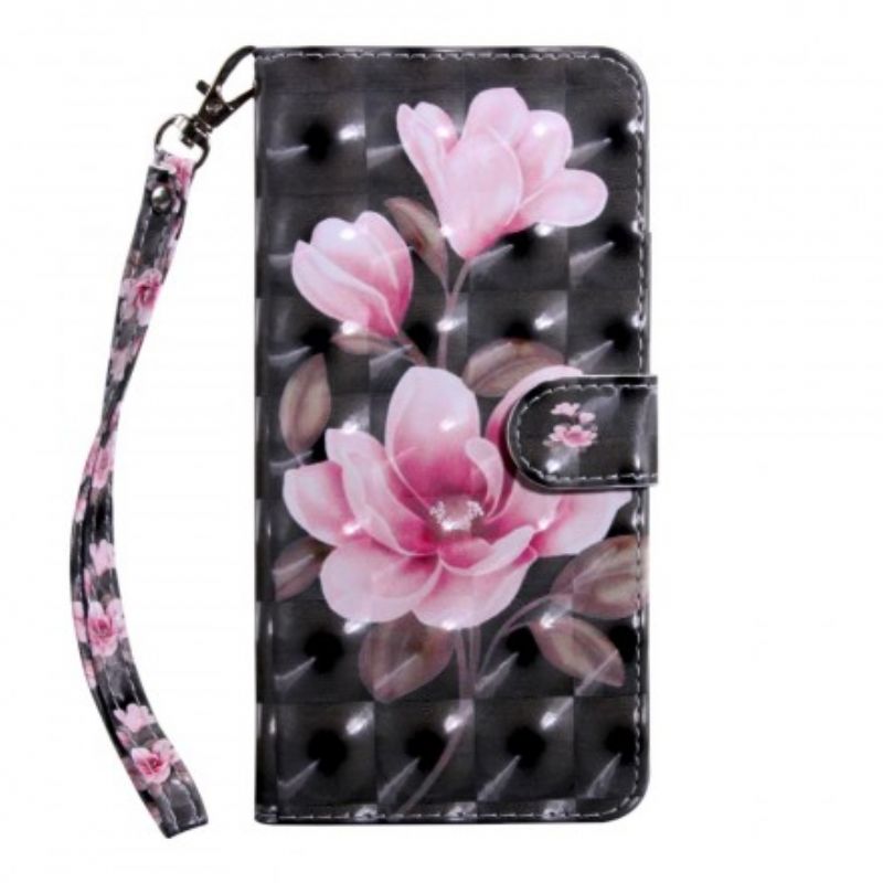 Flip Cover Samsung Galaxy A50 Blomsterblomster