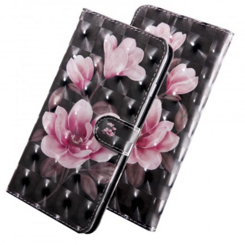 Flip Cover Samsung Galaxy A50 Blomsterblomster