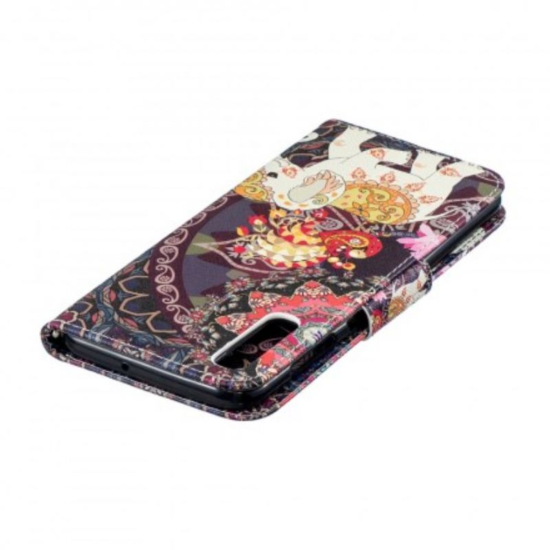 Flip Cover Samsung Galaxy A50 Etnisk Elefantmandala