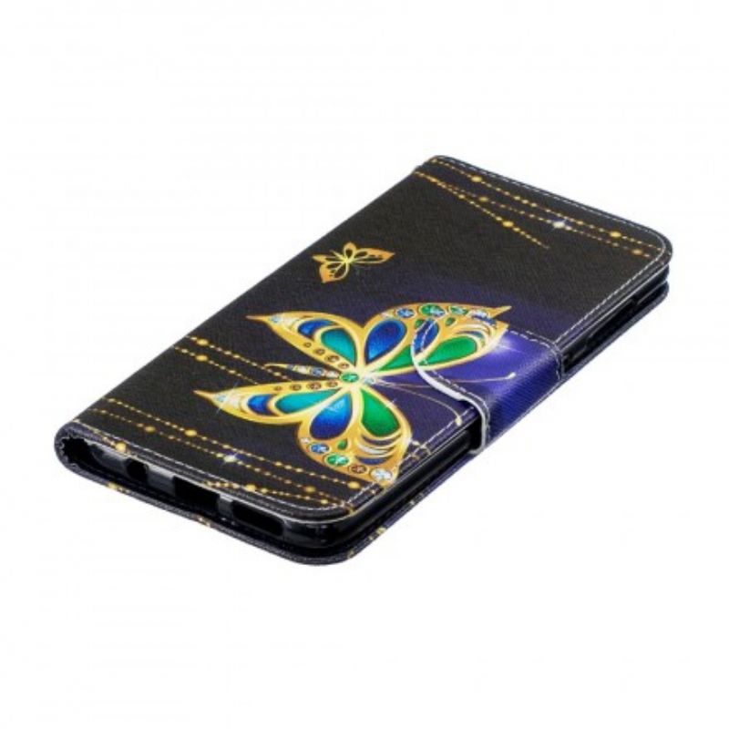 Flip Cover Samsung Galaxy A50 Magisk Sommerfugl