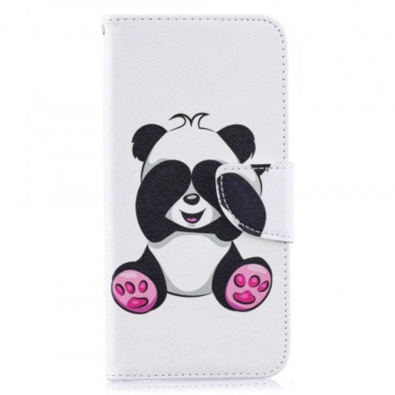 Flip Cover Samsung Galaxy A50 Panda Sjov