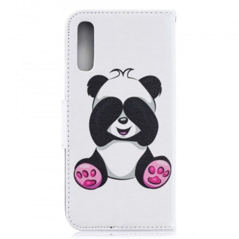 Flip Cover Samsung Galaxy A50 Panda Sjov