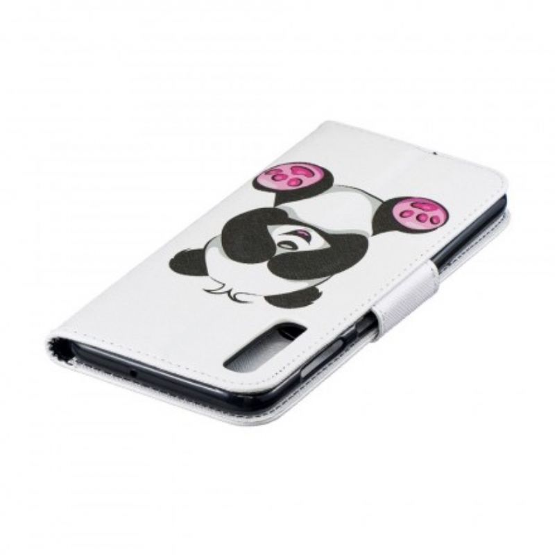 Flip Cover Samsung Galaxy A50 Panda Sjov