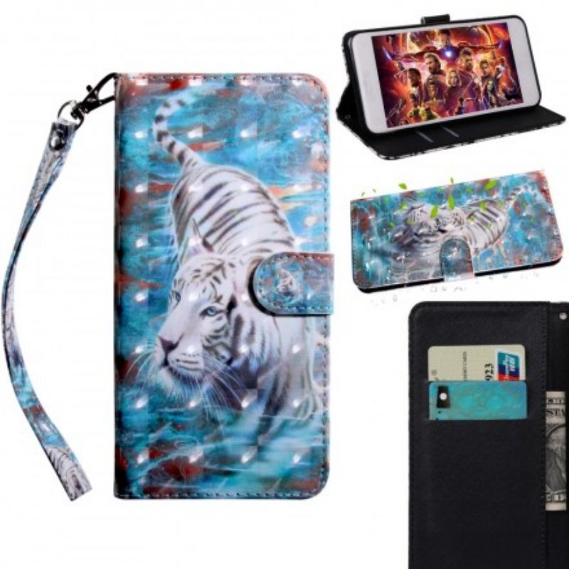 Flip Cover Samsung Galaxy A50 Tiger I Vand