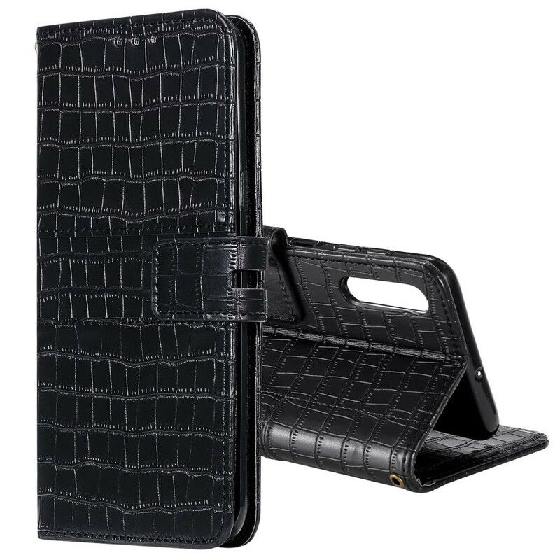 Læder Cover Samsung Galaxy A50 Intens Croc