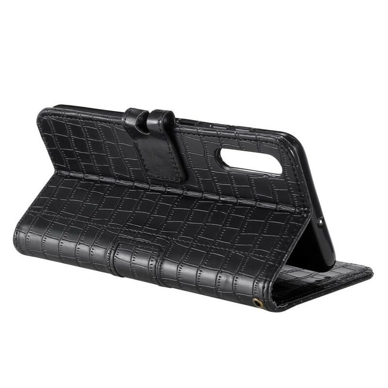 Læder Cover Samsung Galaxy A50 Intens Croc