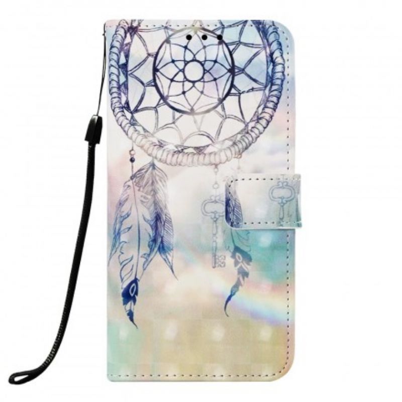 Læder Cover Samsung Galaxy A50 Pastel Drømmefanger