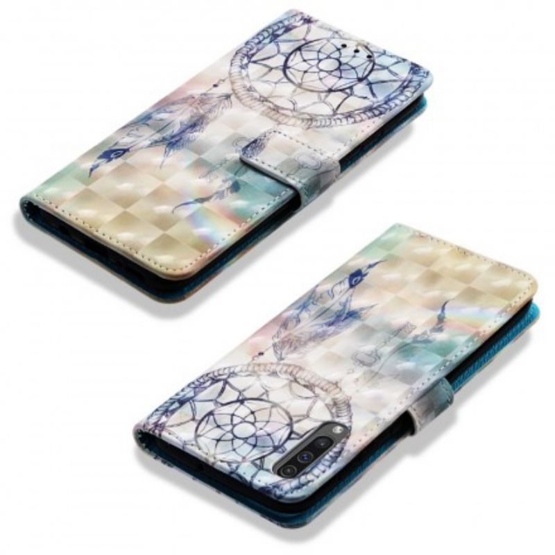 Læder Cover Samsung Galaxy A50 Pastel Drømmefanger