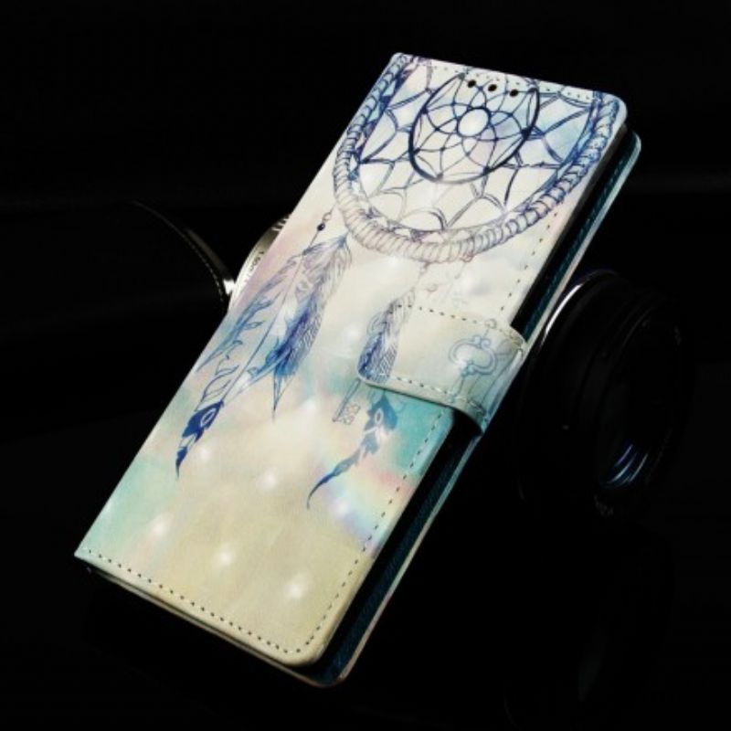 Læder Cover Samsung Galaxy A50 Pastel Drømmefanger