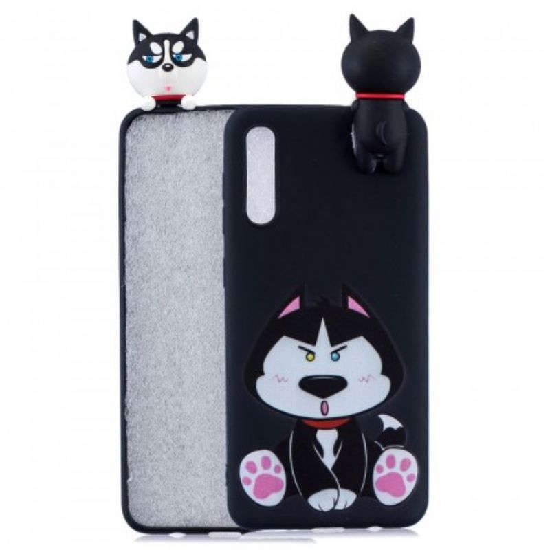 Mobilcover Samsung Galaxy A50 Funny Dog 3d