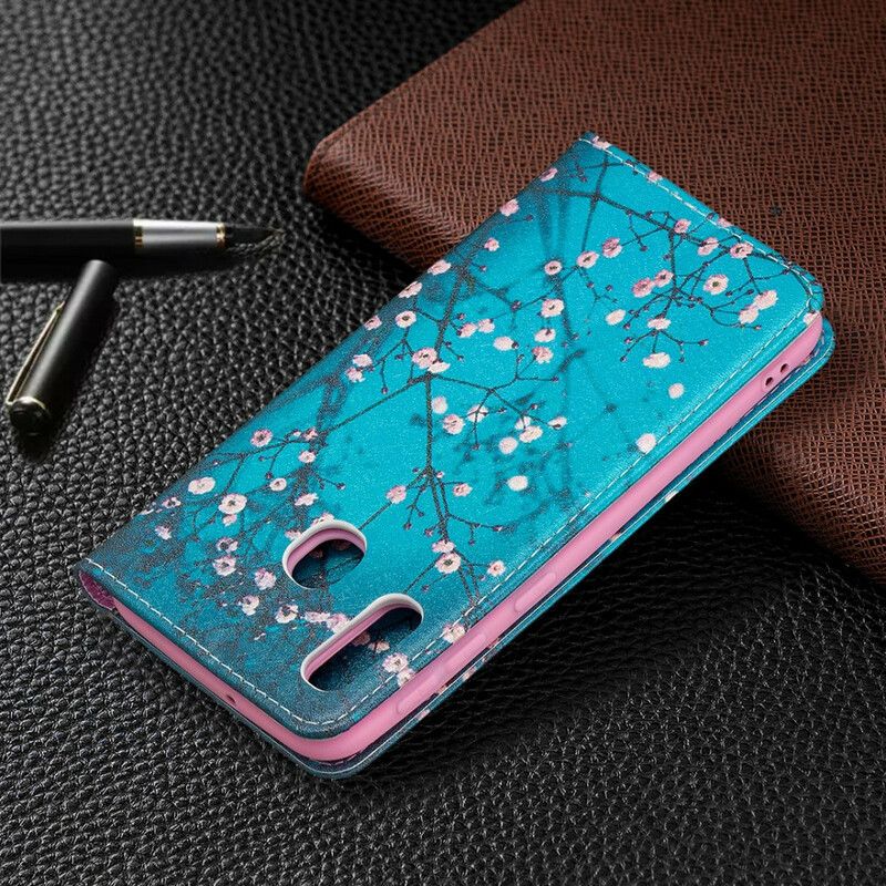 Cover Samsung Galaxy A20e Flip Cover Blomstrende Grene