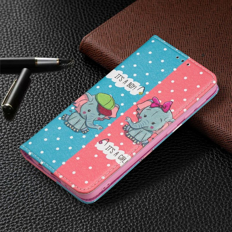 Cover Samsung Galaxy A20e Flip Cover Elefanter