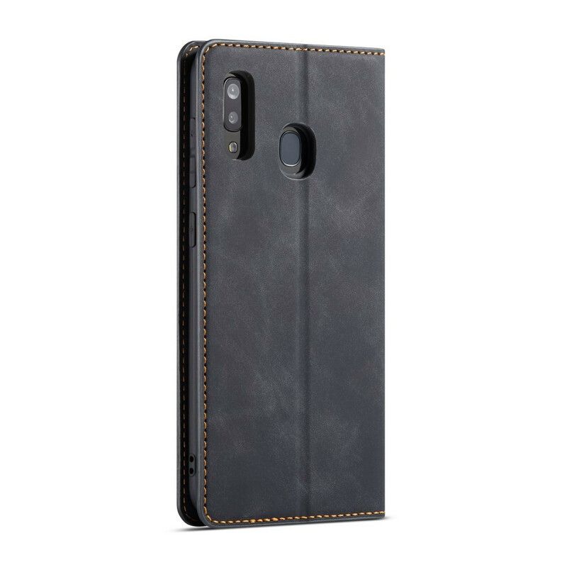 Cover Samsung Galaxy A20e Flip Cover Lædereffekt Forwenw