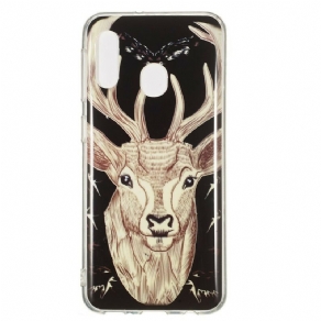 Cover Samsung Galaxy A20e Fluorescerende Majestic Stag